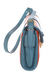 Gucci Orange & Blue Medium GG Aria Collection Cross-Body