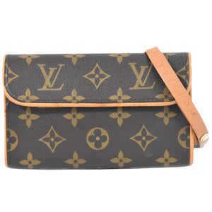 Louis Vuitton Pochette Florentine  Canvas Clutch Bag