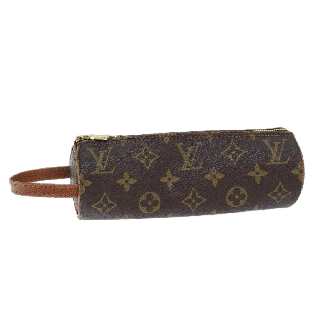 Louis Vuitton Trousse Rond  Canvas Clutch Bag