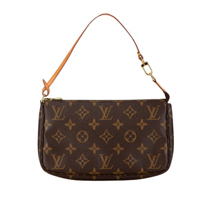Louis Vuitton Pochette Accessoires  Canvas Clutch Bag