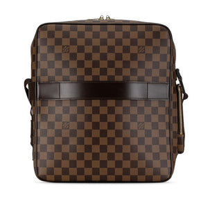 Louis Vuitton Damier Olaf N41440 Brown PVC Leather  Louis Vuitton