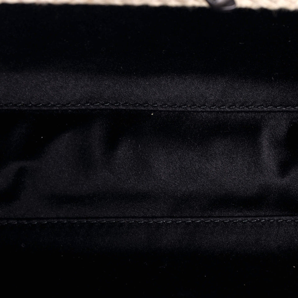 Box Knot Clutch Intrecciato Satin Small