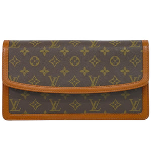 Louis Vuitton Pochette Dame  Canvas Clutch Bag