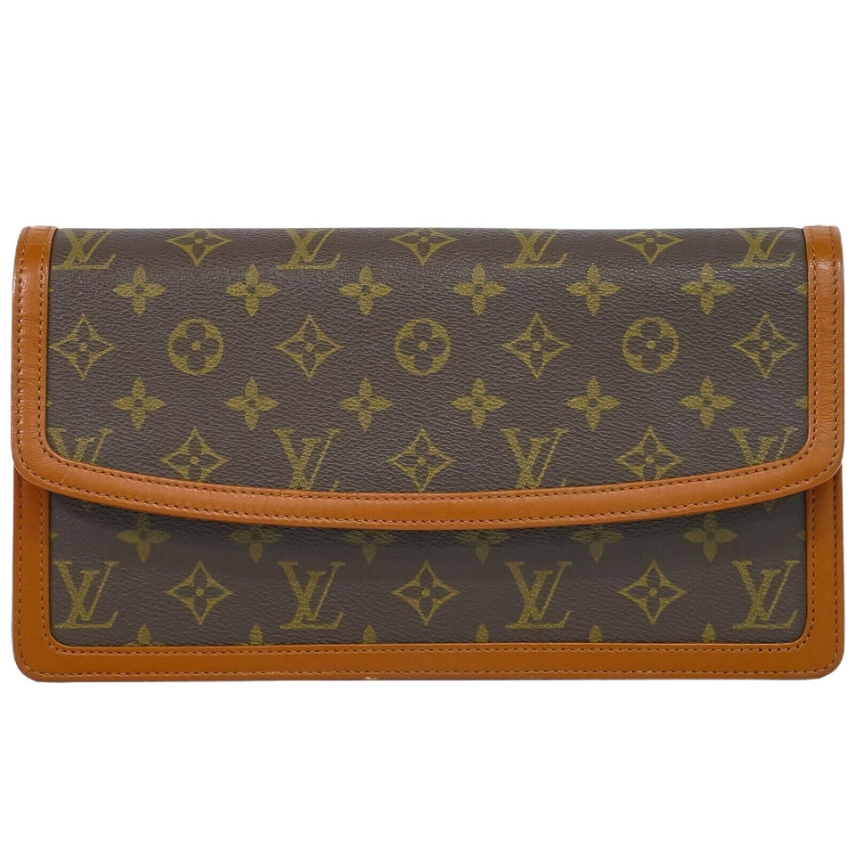 Louis Vuitton Pochette Dame  Canvas Clutch Bag