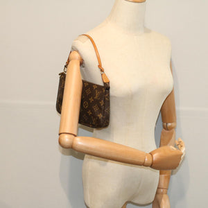 Louis Vuitton Pochette Accessoire  Canvas Clutch Bag