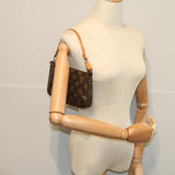 Louis Vuitton Pochette Accessoire  Canvas Clutch Bag