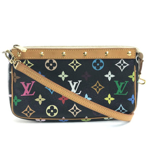 Louis Vuitton Pochette Accessoire  Canvas Clutch Bag