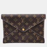 Brown Monogram Canvas Kirigami Clutch Bag
