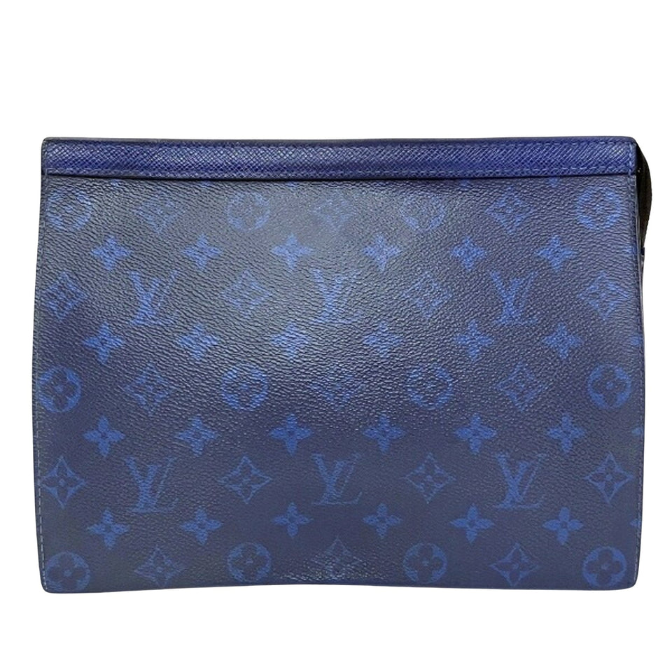 Louis Vuitton Pochette Voyage  Canvas Clutch Bag