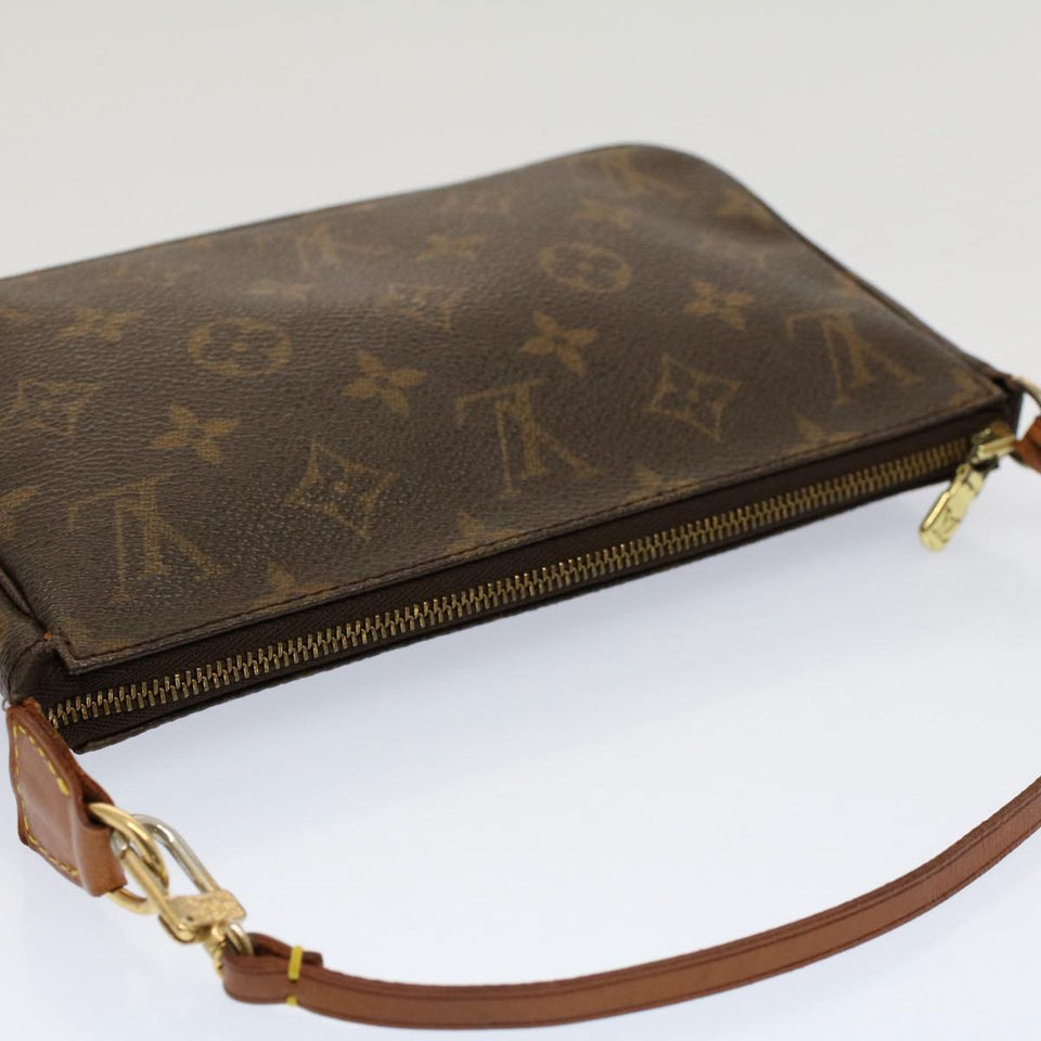 Louis Vuitton Pochette Accessoire  Canvas Clutch Bag