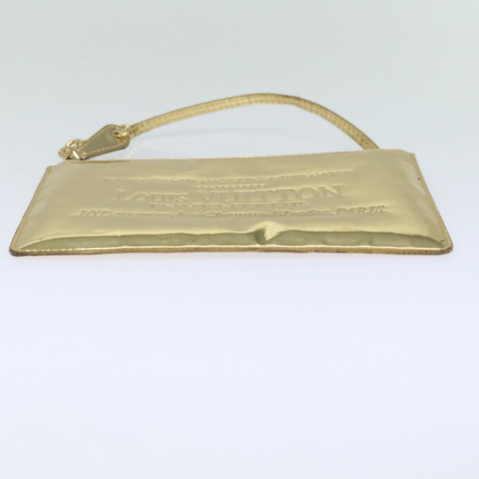 Louis Vuitton Pochette Plat  Patent Leather Clutch Bag