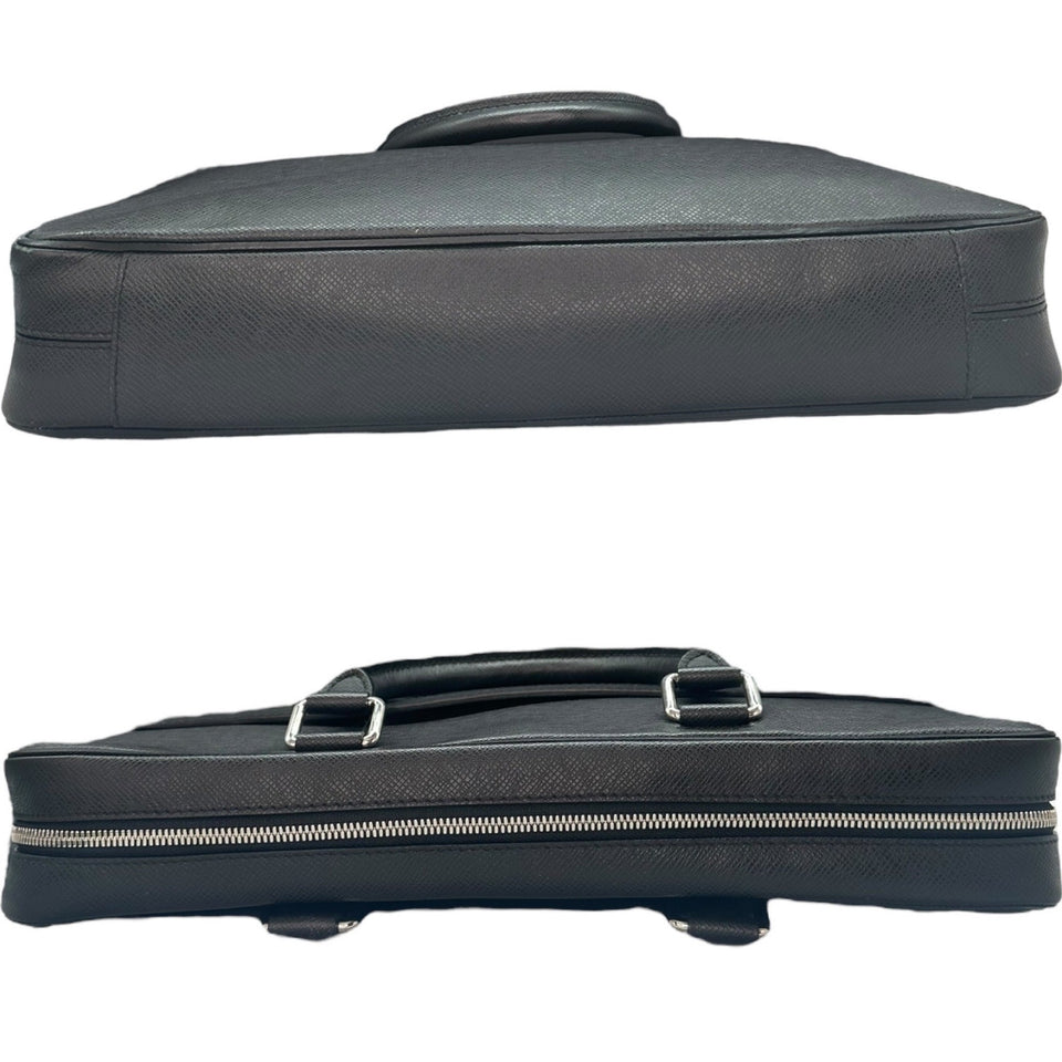 Louis Vuitton Porto Document Business Taiga Black Bag M30643