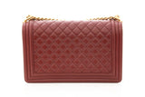 Chanel 2018 Red Medium Boy Bag Handbag