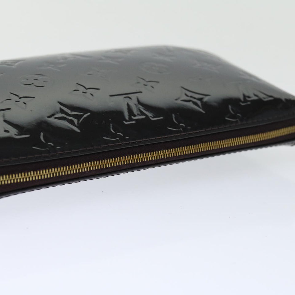 Louis Vuitton Pochette Accessoire  Patent Leather Clutch Bag