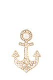 Chanel F/W 2020 Gold & Pearl Anchor Brooch