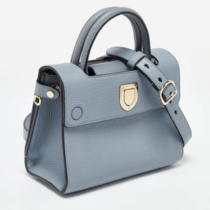 Dior Blue Leather Mini Diorever Tote
