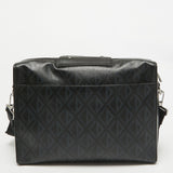 Dior Black Cd Diamond Print Coated Canvas And Leather Lingot Messenger Bag