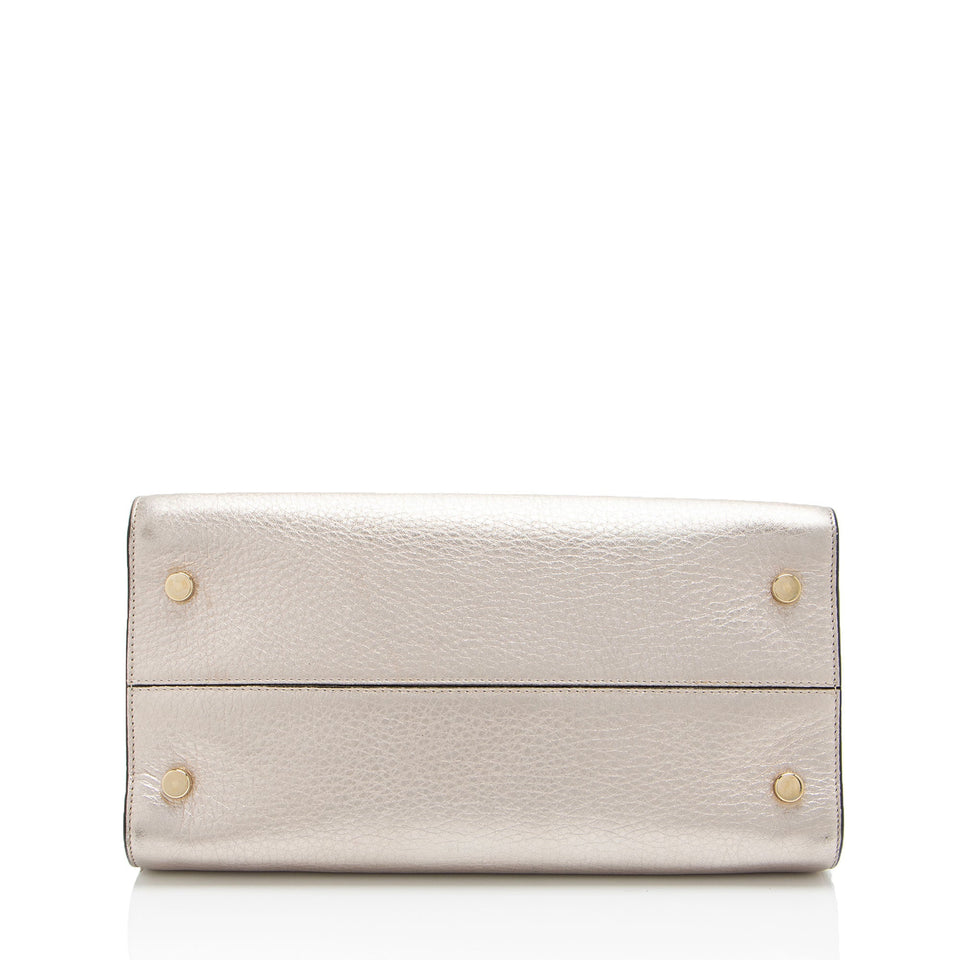 Dior Metallic Calfskin Diorever Medium Tote