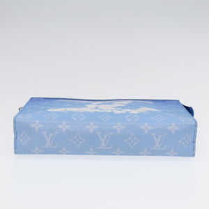 Louis Vuitton Pochette Voyage  Canvas Clutch Bag