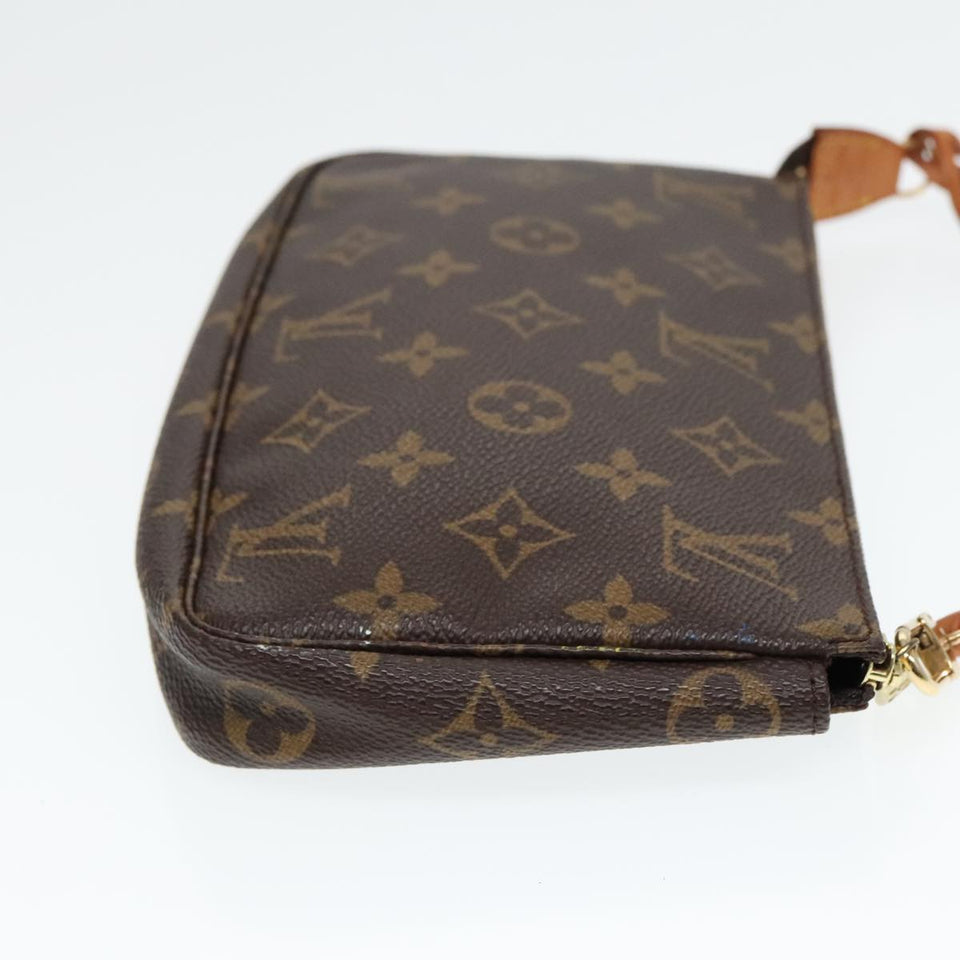 Louis Vuitton Pochette Accessoire  Canvas Clutch Bag