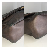 Chanel bag Paris-Shanghai Quilted Fan Flap Bag Metallic Lambskin