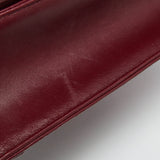 Dior Burgundy Leather And Sequins Medium Diorama Shoulder Bag