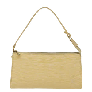 Louis Vuitton Pochette Accessoire  Leather Clutch Bag