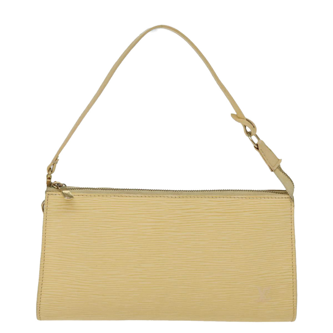 Louis Vuitton Pochette Accessoire  Leather Clutch Bag