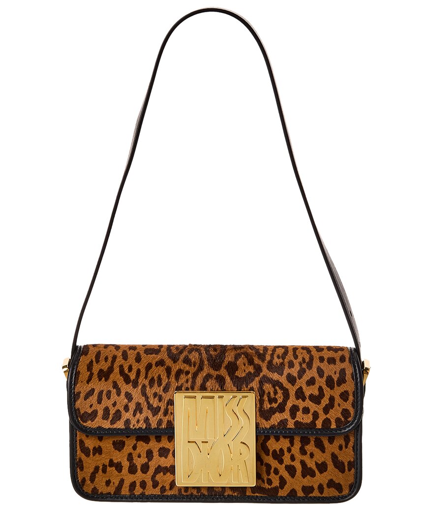 Dior Miss Dior Haircalf & Leather Shoulder Bag