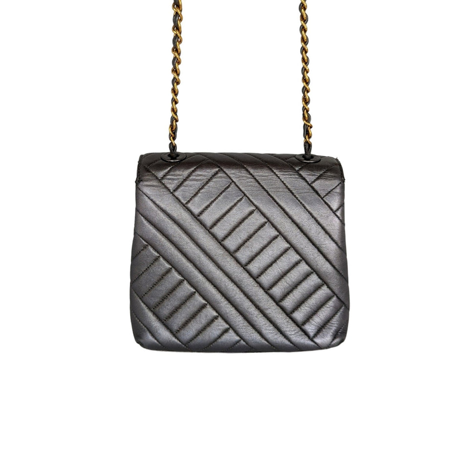 Chanel bag Vintage Chevron Quilted Square Flap Bag