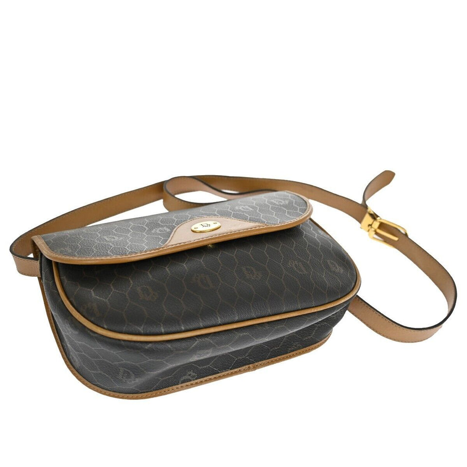 Dior Honeycomb  Canvas Shoulder Bag