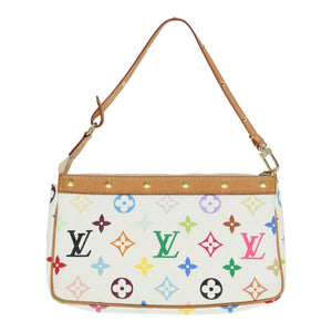 Louis Vuitton Pochette Accessoire  Canvas Clutch Bag