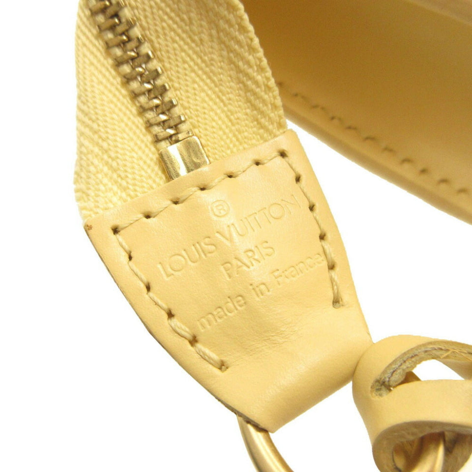 Louis Vuitton Pochette Accessoire  Leather Clutch Bag