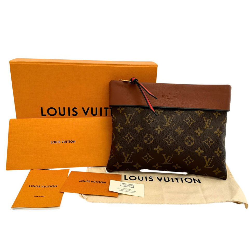 Louis Vuitton Tuileries  Canvas Clutch Bag