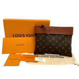 Louis Vuitton Tuileries  Canvas Clutch Bag