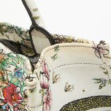 Dior color Embroidered Canvas Medium Book Tote