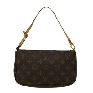 Louis Vuitton Pochette Accessoire  Canvas Clutch Bag