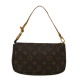 Louis Vuitton Pochette Accessoire  Canvas Clutch Bag