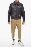 Dior PETER DOIG X DIOR Jacquard Fabric Bomber Jacket with Front Z