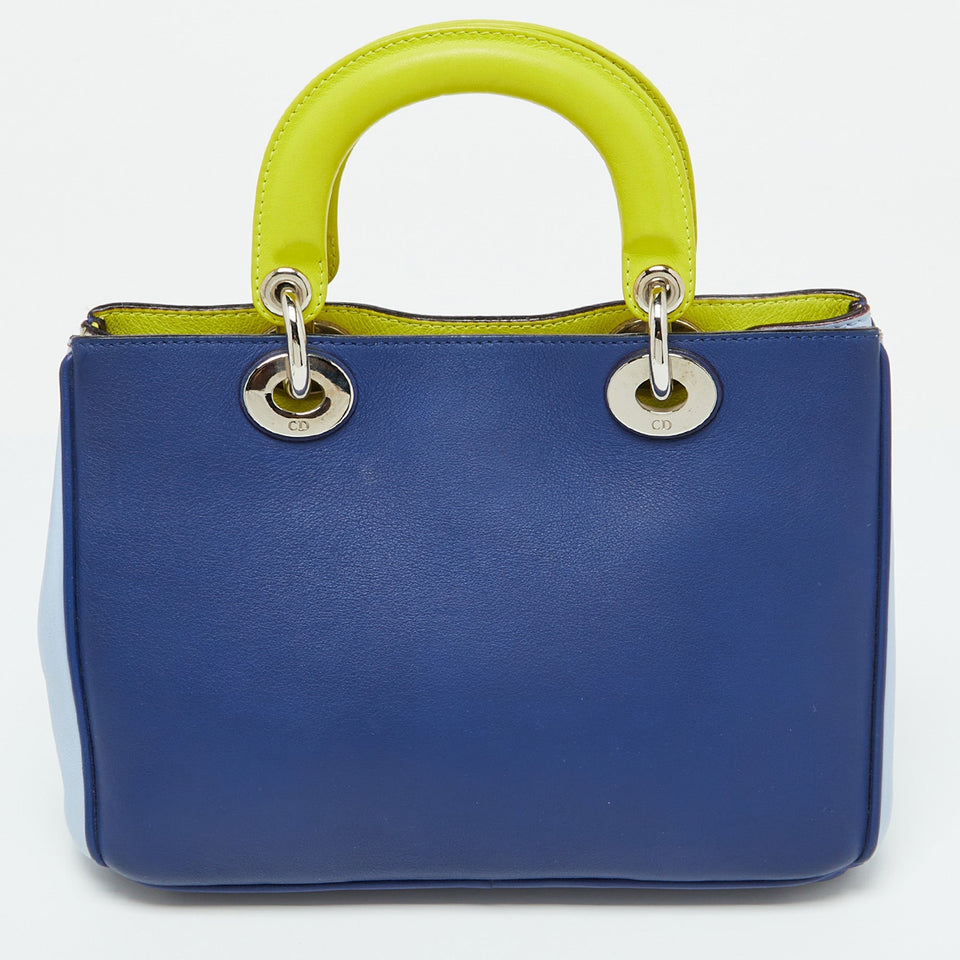 Dior Tri Color Leather Mini Diorissimo Tote