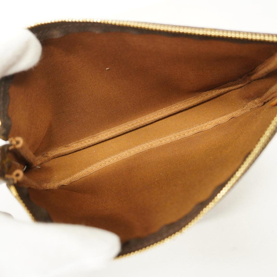 Louis Vuitton Pochette Accessoires  Canvas Clutch Bag