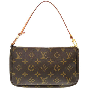 Louis Vuitton Pochette Accessoires  Canvas Clutch Bag