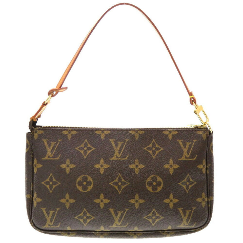 Louis Vuitton Pochette Accessoires  Canvas Clutch Bag