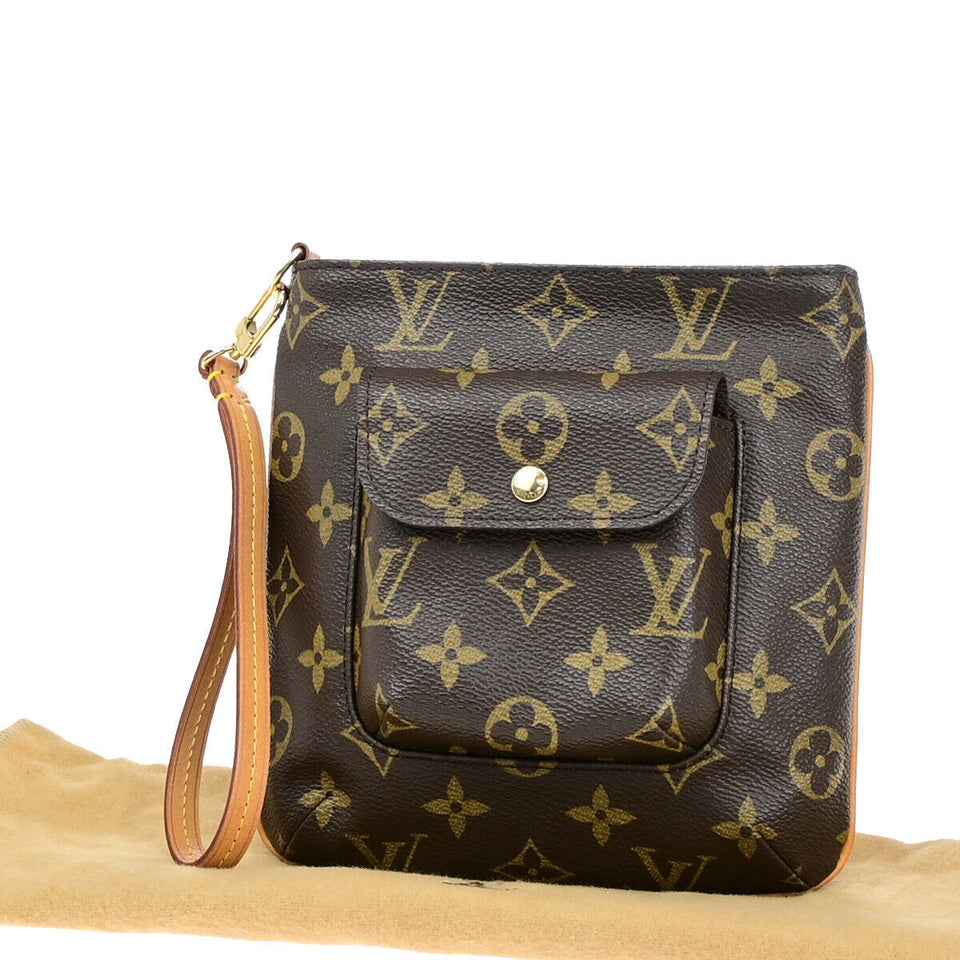 Louis Vuitton Partition  Canvas Clutch Bag