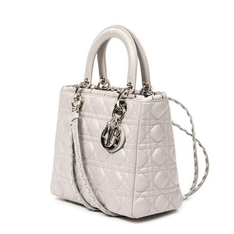 Medium Ruffle Lady Dior Zip