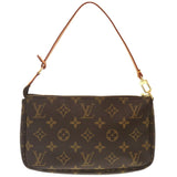 Louis Vuitton Pochette Accessoire  Canvas Clutch Bag