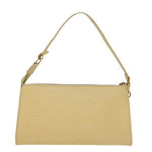 Louis Vuitton Pochette Accessoire  Leather Clutch Bag