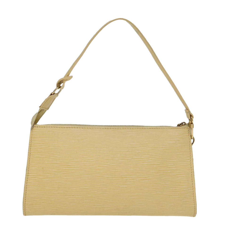 Louis Vuitton Pochette Accessoire  Leather Clutch Bag