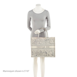 Dior Toile De Jouy Large Book Tote