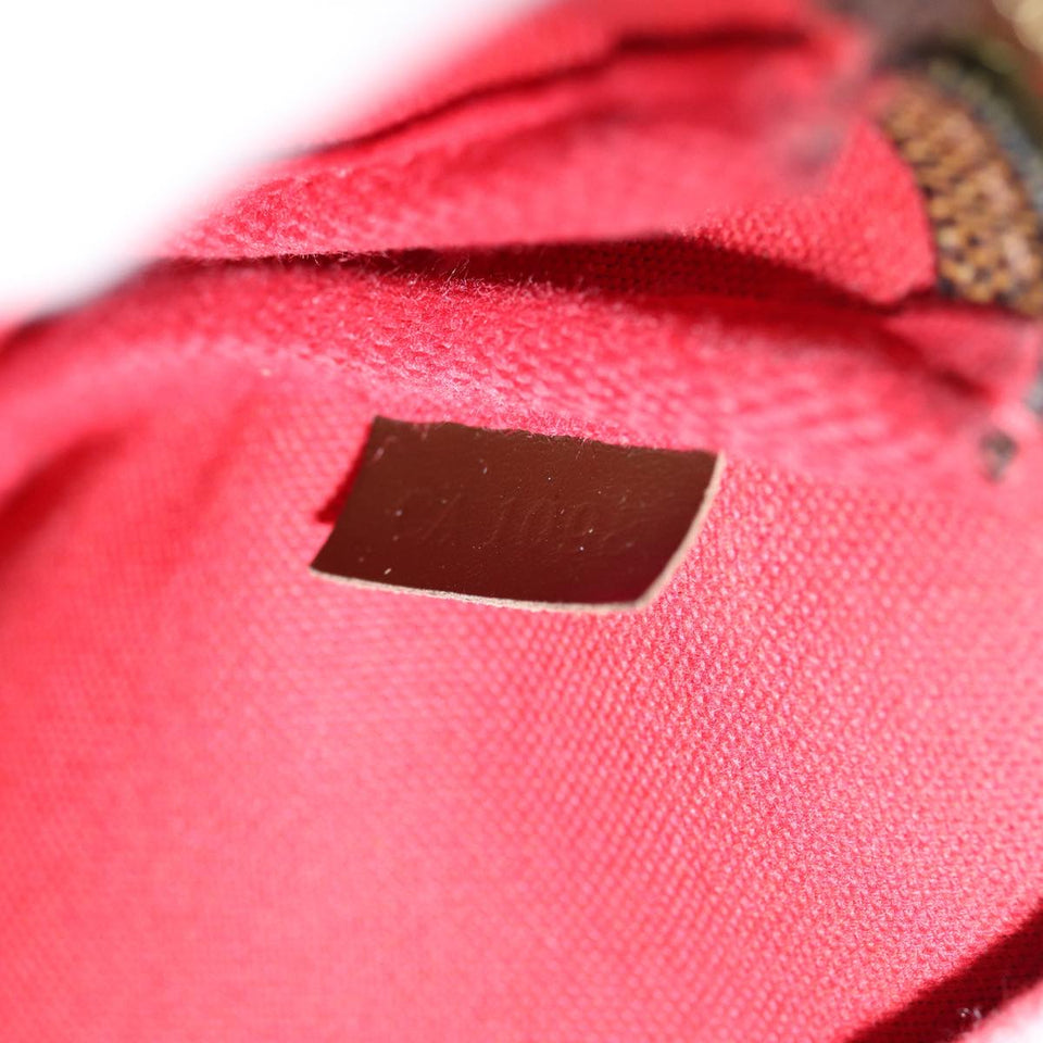 Louis Vuitton Pochette Accessoire  Canvas Clutch Bag